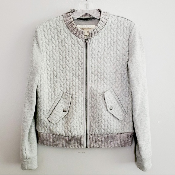 Anthropologie Jackets & Blazers - Anthropologie by Saturday Sunday - Quilted Knit Jacket Women's Size Small